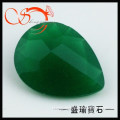 emerald green teardrop glass GLPS0064